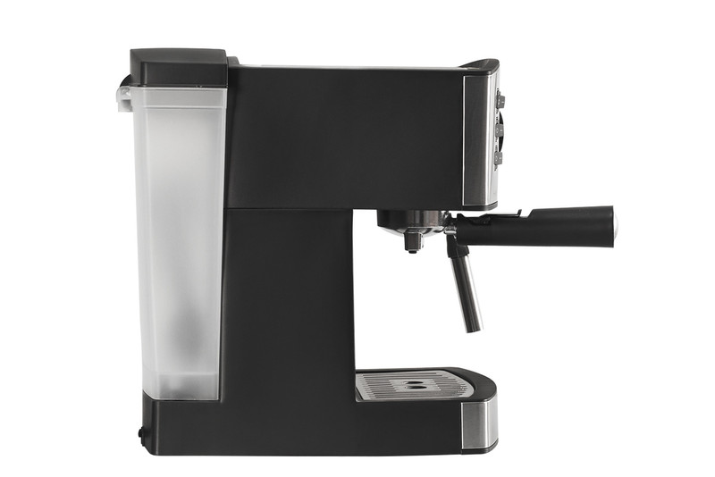 Orava ES-150 Отдельностоящий Espresso machine 1.6л Черный, Нержавеющая сталь кофеварка