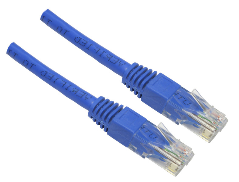 X-Case CAUTP6050 0.5m Cat6 U/UTP (UTP) Blau Netzwerkkabel