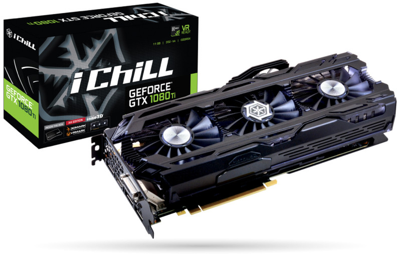 Inno3D iChill GeForce GTX 1080 Ti X4 GeForce GTX 1080 TI 11ГБ GDDR5X