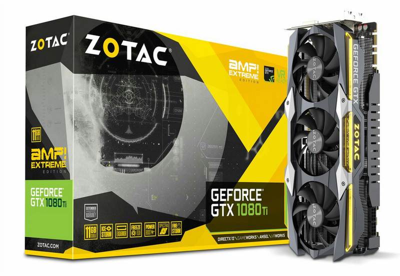 Zotac GeForce GTX 1080 Ti AMP Extreme GeForce GTX 1080 Ti 11ГБ GDDR5X