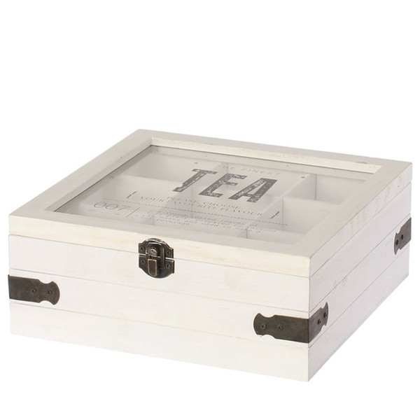 Riverdale 006222-16 Wood tea box