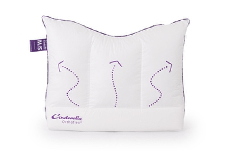 Cinderella Orthoflex Rectangular 60 x 70cm White bed pillow