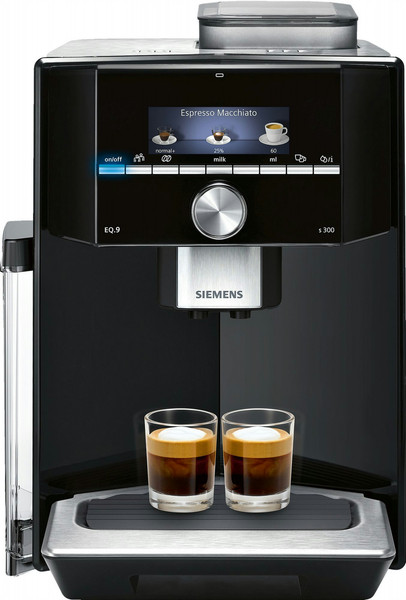 Siemens EQ.9 s300 Freestanding Fully-auto 2.3L 2cups Black,Stainless steel