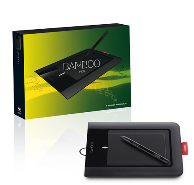 Wacom Bamboo Pen 147 x 92mm USB Schwarz Grafiktablett