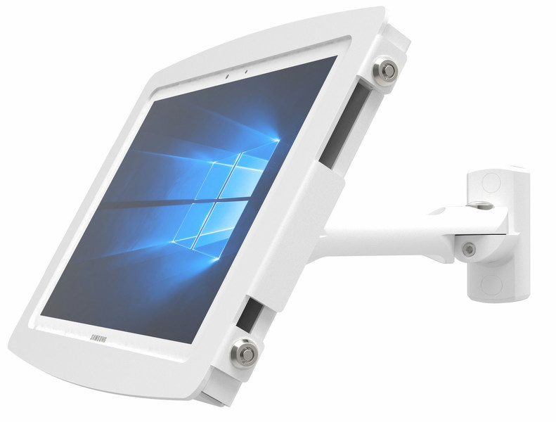 Maclocks Space Galaxy Tab Pro S Enclosure Swing Arm 12Zoll Weiß Sicherheitsgehäuse für Tablet