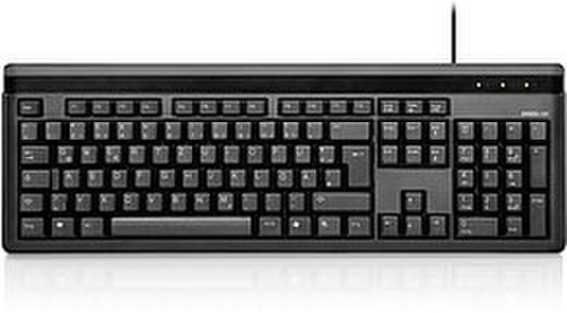 SPEEDLINK Bedrock USB Keyboard USB QWERTZ Черный клавиатура