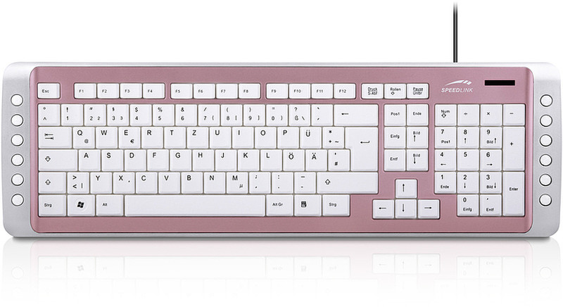 SPEEDLINK Snappy USB Keyboard USB Pink Tastatur