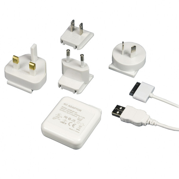 Logic3 iPhone / iPod Travel AC Adaptor White power adapter/inverter
