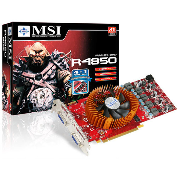 MSI R4850-2D1G-OC 1GB GDDR3