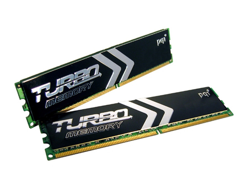 PQI DDR-400 Turbo, 2x512MB 1GB DDR 400MHz memory module