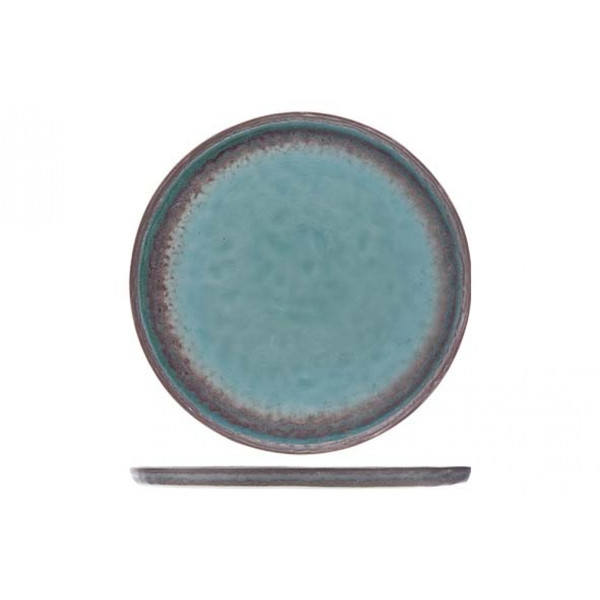 Cosy & Trendy 5411159576516 Dinner plate Круглый Синий, Серый 4шт обеденная тарелка