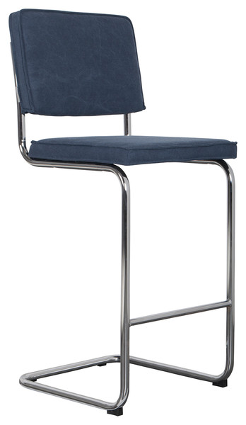 Zuiver Ridge Vintage Barstool Upholstered seat Upholstered backrest обеденный стул