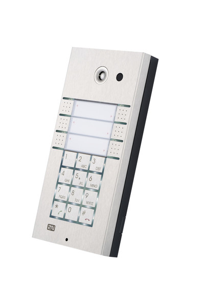 2N Telecommunications EntryCom IP Vario Black,Silver door intercom system