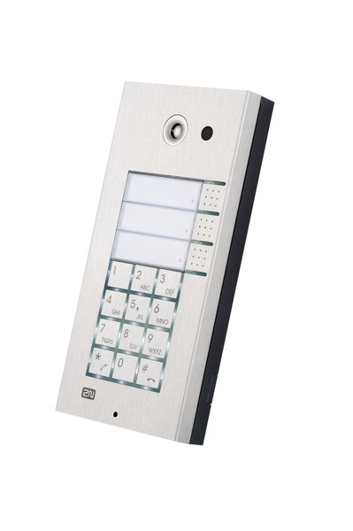 2N Telecommunications EntryCom IP Vario Black,Silver door intercom system