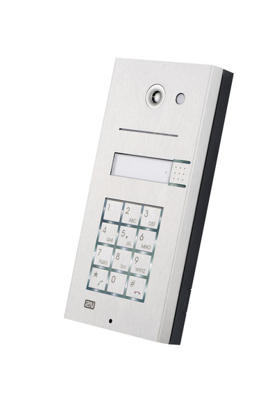 2N Telecommunications EntryCom IP Vario Black,Silver door intercom system