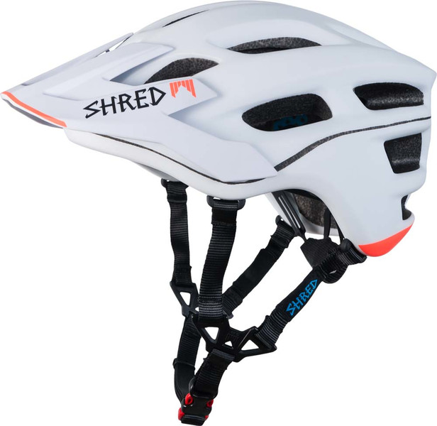 Shred Optics Short Stack Vollschale Schwarz, Weiß Fahrradhelm