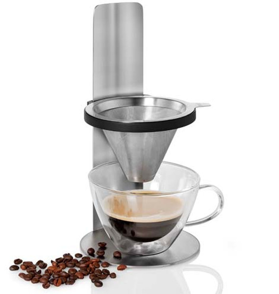 AdHoc Mr. Brew Отдельностоящий Руководство Manual drip coffee maker 1чашек Нержавеющая сталь