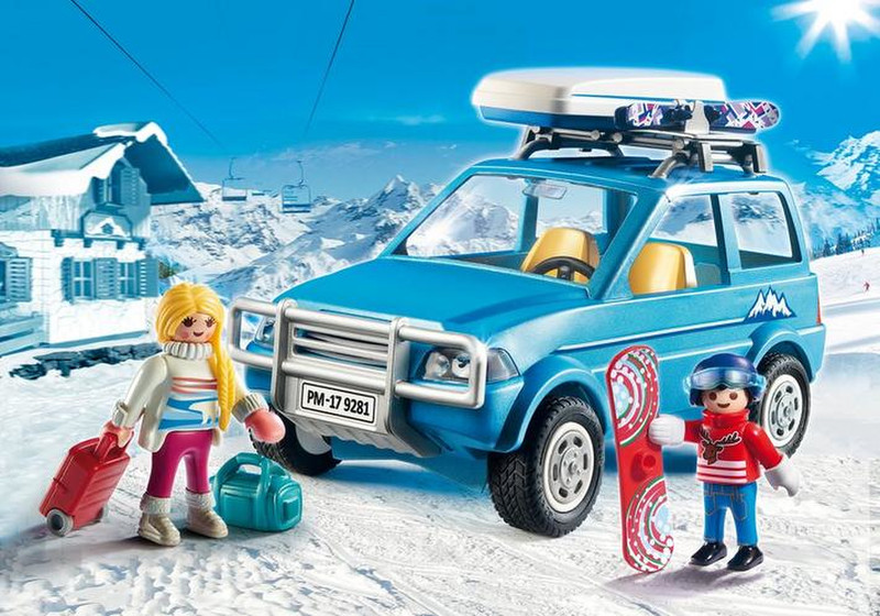Playmobil FamilyFun 9281 Boy/Girl Blue children toy figure set