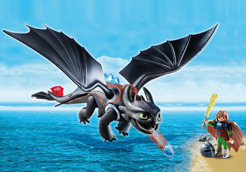 Playmobil Dragons Hiccup & Toothless children toy figure set