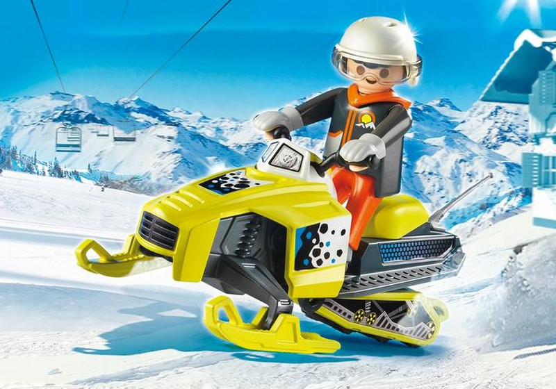 Playmobil FamilyFun 9285 1шт Черный, Оранжевый, Белый, Желтый Мальчик / Девочка детская фигурка