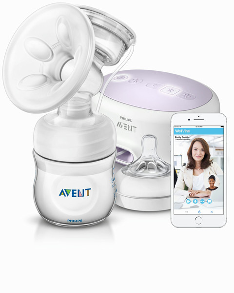 Philips AVENT Single Electric Breast Pump with support SCF332/01PR