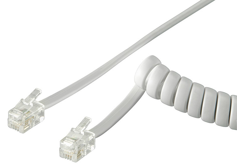 Wentronic 72756 2m White telephony cable