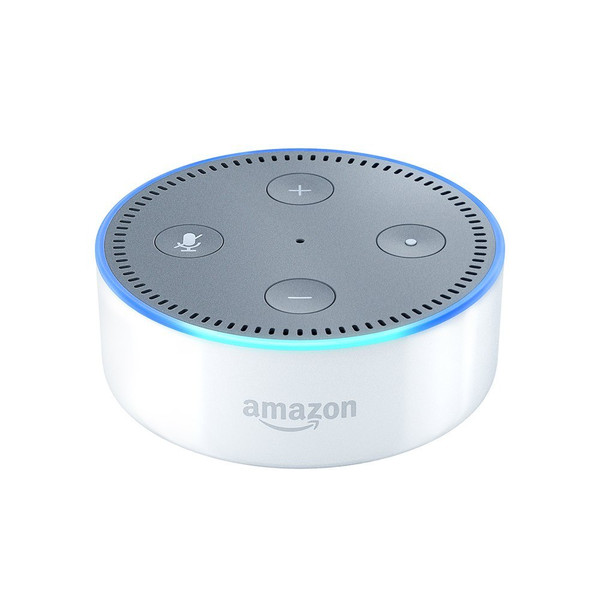 Amazon 841667112626 Stereo portable speaker White