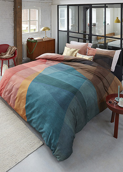 Bedding House Hula Hula Multi Brown,Orange,Red,Turquoise Cotton duvet cover