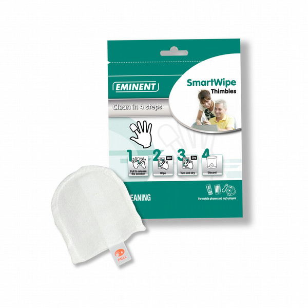Eminent SmartWipe Thimbles LCD / TFT / Plasma Equipment cleansing dry cloths