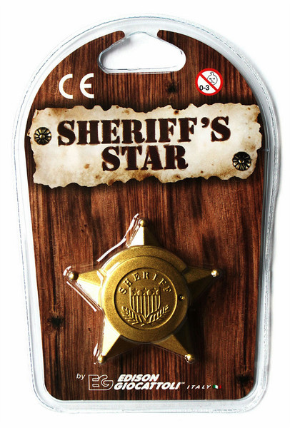 Edison Giocattoli Sheriff’s Star Occupations Single toy 1pc(s)