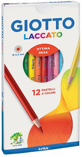 Giotto Laccato Разноцветный 12шт цветной карандаш