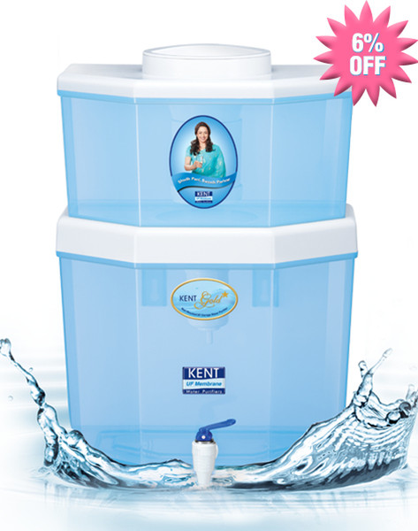 Kent Gold Star Countertop water filter 22L Blue,Transparent,White