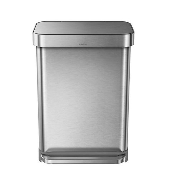 simplehuman CW2023 55L Rectangular Stainless steel Stainless steel trash can