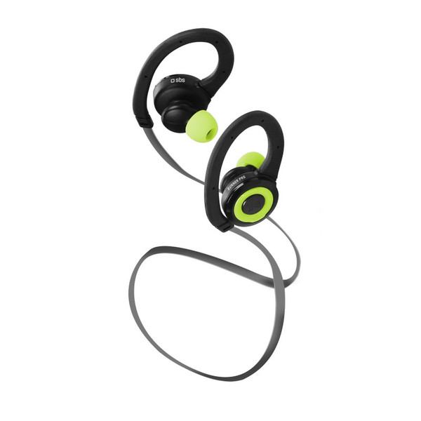SBS TESPORTINEARBTEVO2K Ear-hook,In-ear,Neck-band Binaural Bluetooth Black,Yellow mobile headset