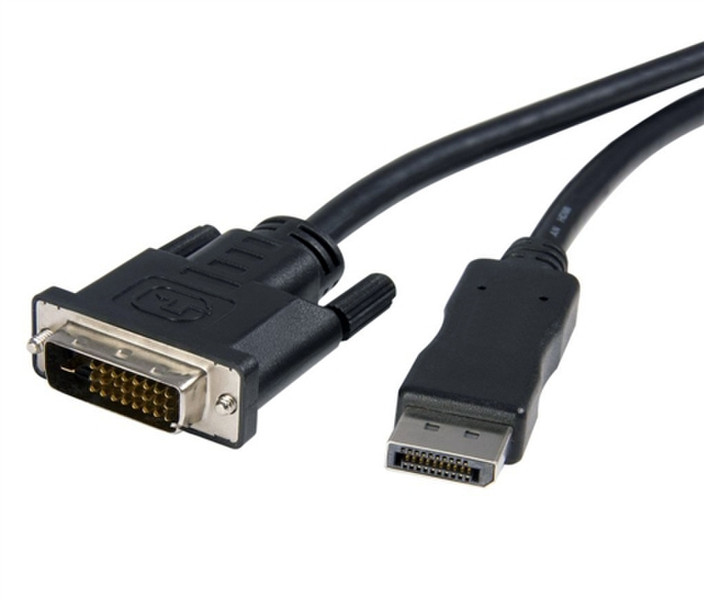 Axiom DPMSLDVIDM03-AX 0.91m DisplayPort DVI-D Schwarz Videokabel-Adapter