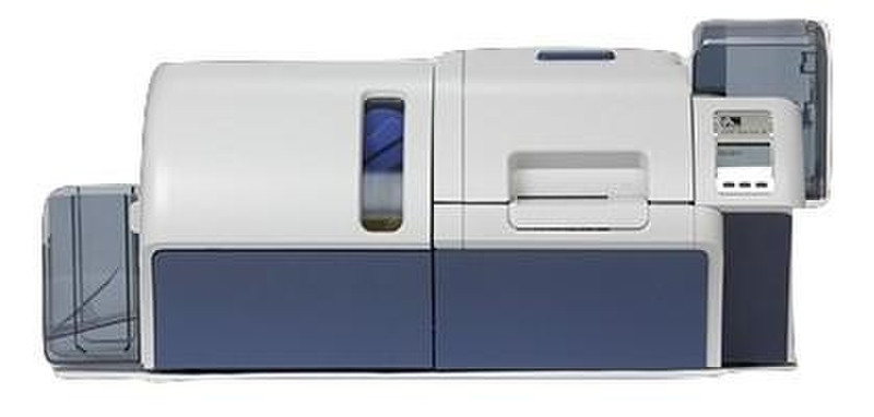 Brady People Zebra ZXP Series 8 Farbstoffsublimation Farbe 304 x 304DPI Blau, Weiß Plastikkarten-Drucker