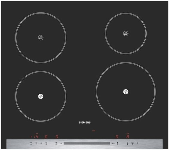 Siemens EH685ME21E Eingebaut Electric hob Schwarz Kochfeld