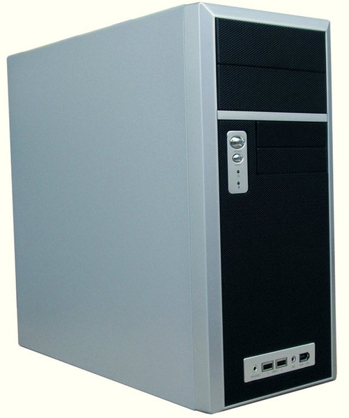 Procase Zirco mAX Midi-Tower Silver computer case