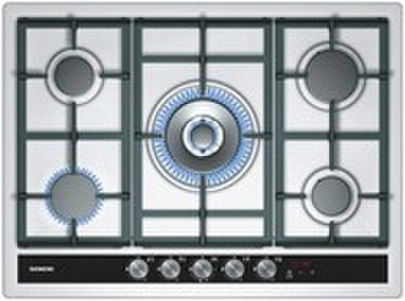 Siemens EC745RU90N Встроенный Gas hob Cеребряный плита