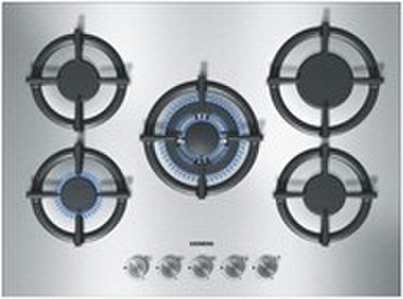 Siemens EC775QB20N Встроенный Gas hob Cеребряный плита