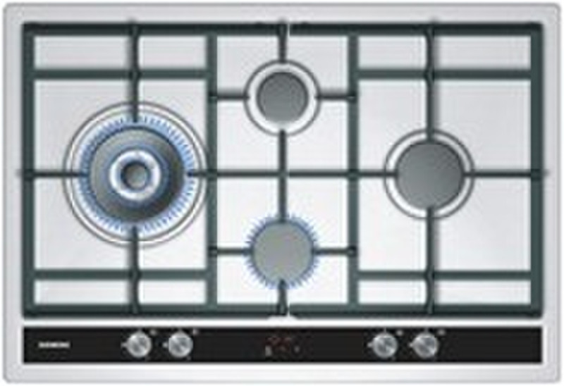 Siemens EC845IU90N Встроенный Gas hob Cеребряный плита