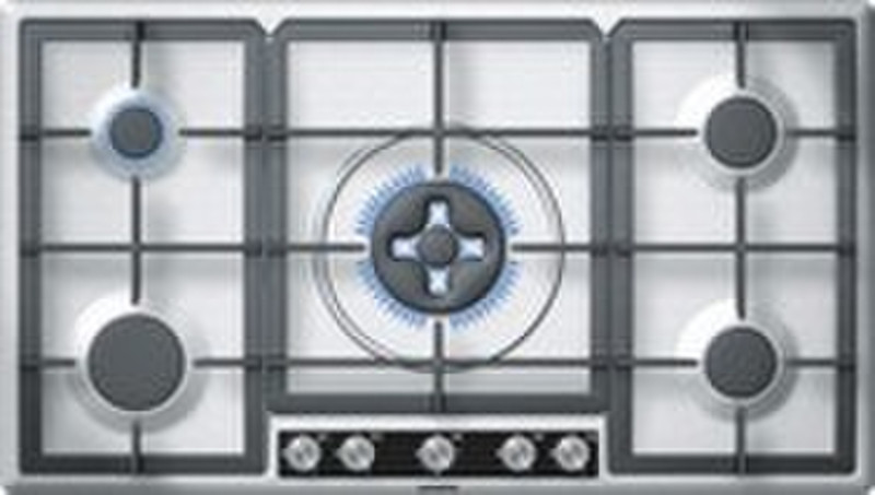 Siemens EC945RB90N Встроенный Gas hob Cеребряный плита