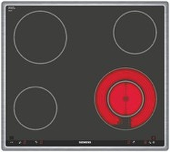 Siemens EF645EF11 Встроенный Ceramic hob Черный плита