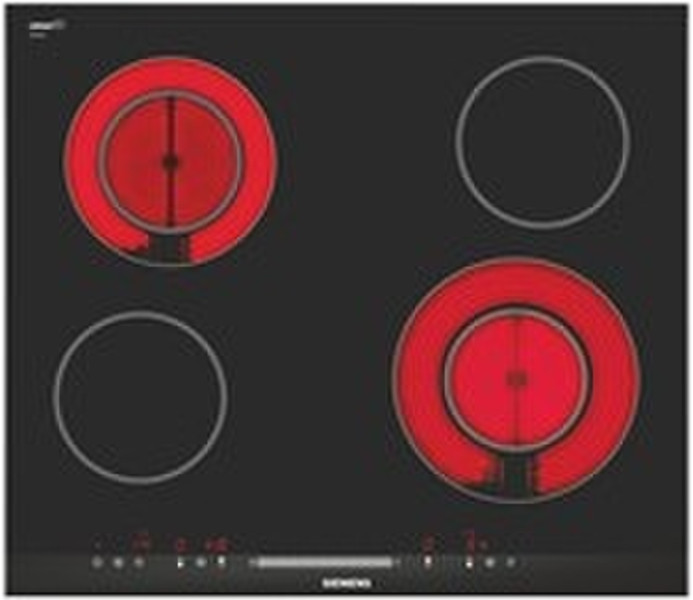 Siemens ET675MG11E Встроенный Electric hob Черный плита