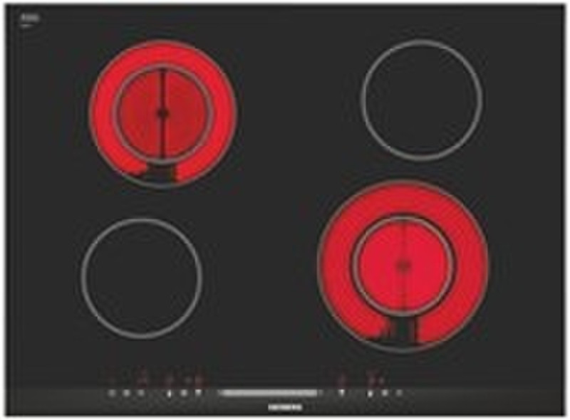 Siemens ET775MG11E Встроенный Ceramic hob Черный плита