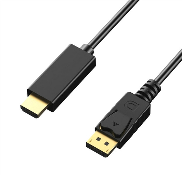 Axiom DPMHDMIM03-AX 0.91м DisplayPort HDMI Черный адаптер для видео кабеля