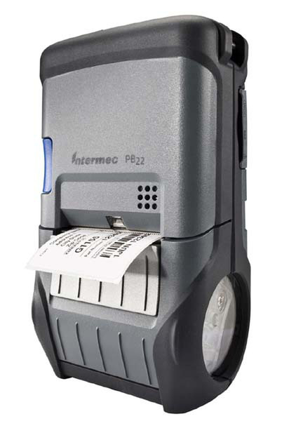 Intermec PB22 Прямая термопечать 203 x 203dpi Cеребряный устройство печати этикеток/СD-дисков