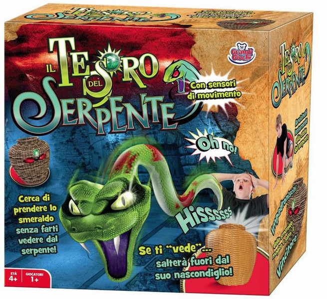 Grandi Giochi Il Tesoro del Serpente Snake interactive toy
