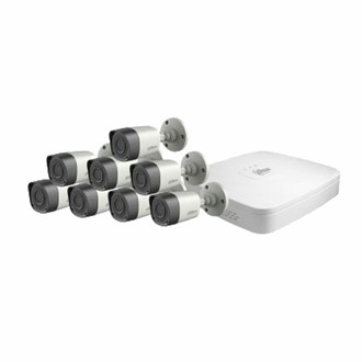 Dahua Europe DH-KIT/HCVR4108C-S3/8-HFW1000R-0360B-S2 Проводная 8канала video surveillance kit