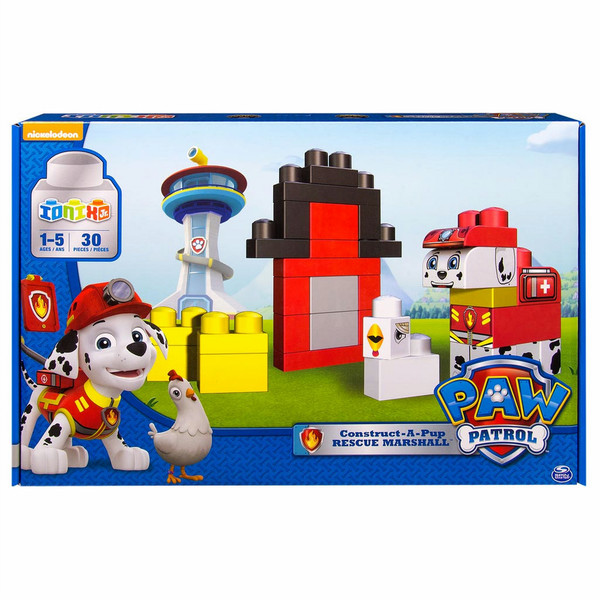 Paw Patrol Construct-A-Pup, Rescue Marshall Block Set